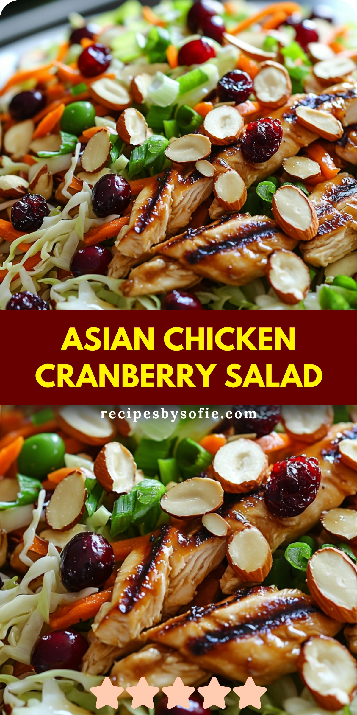 Asian Chicken Cranberry Salad