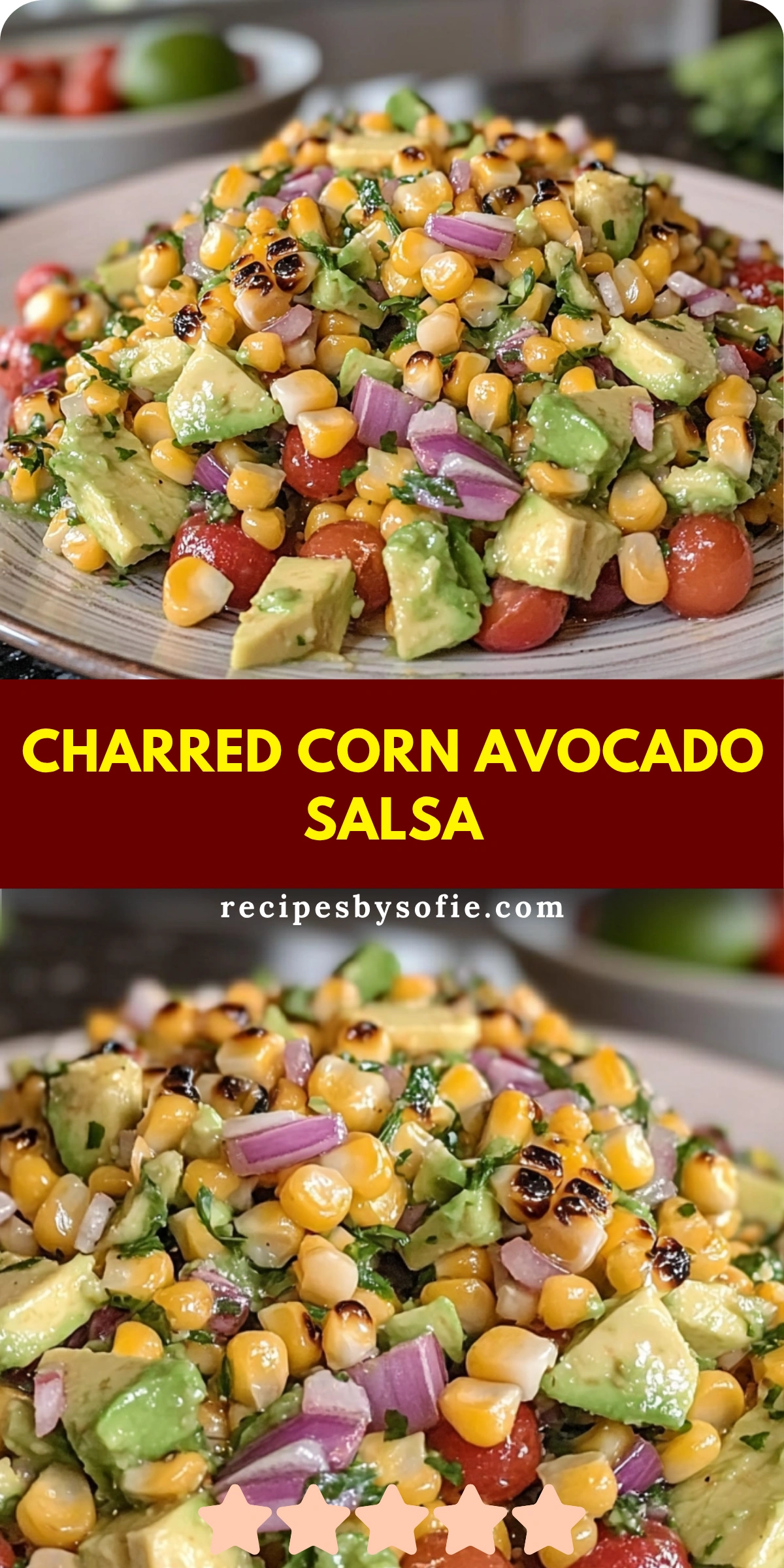Charred Corn Avocado Salsa