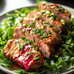 Rhubarb Glazed Pork Tenderloin