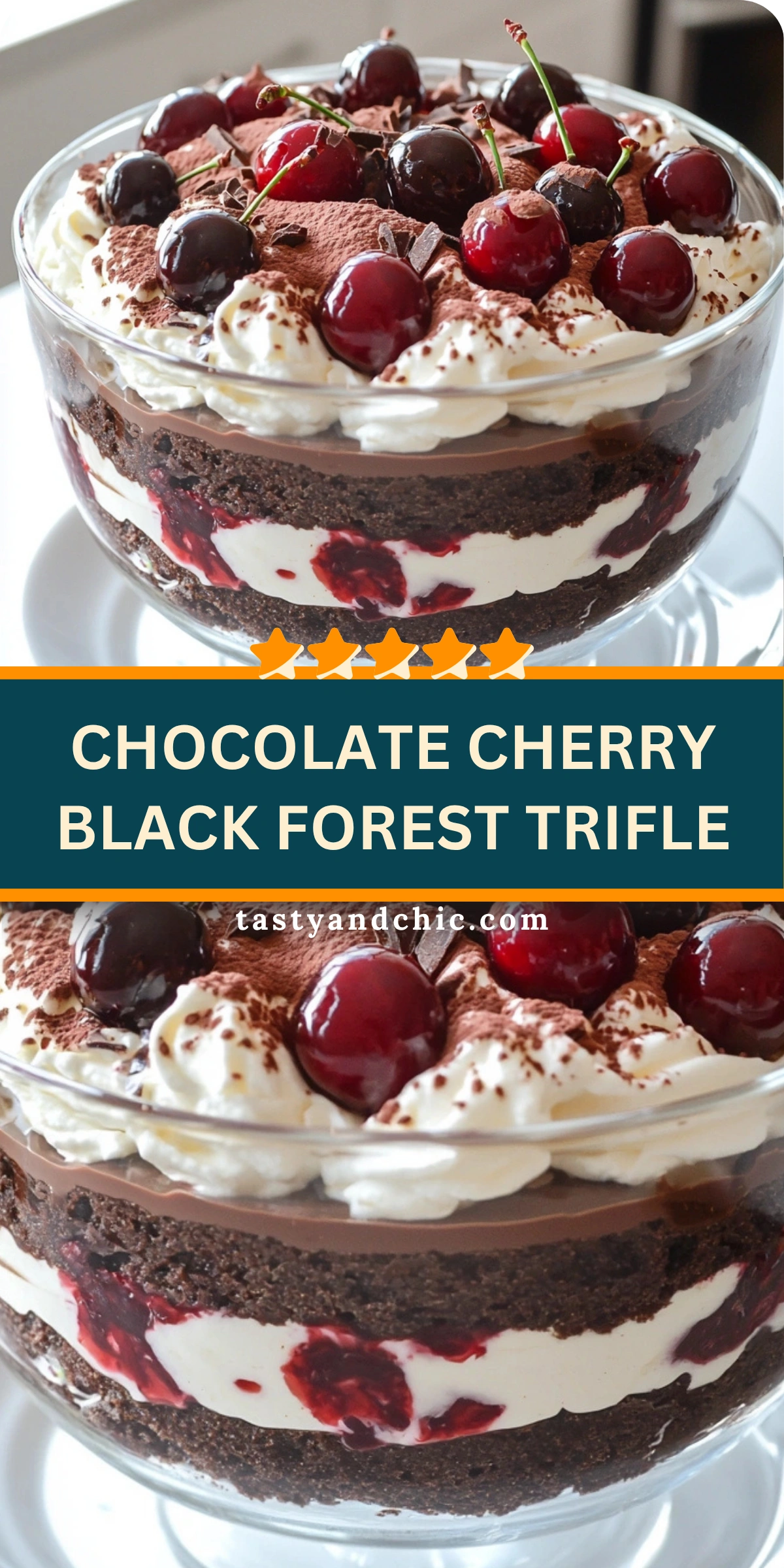 Chocolate Cherry Black Forest Trifle