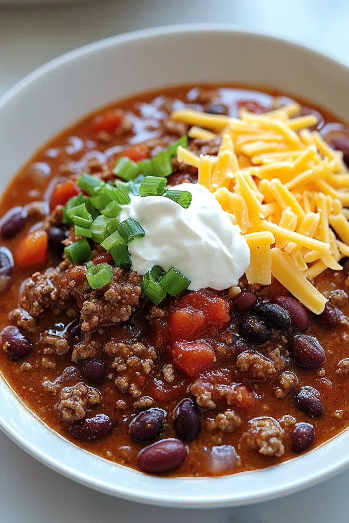 Classic Beef Chili with Beans