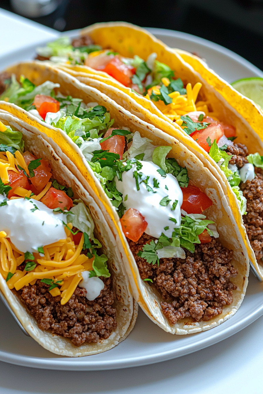 Juicy Ground Beef Taco
