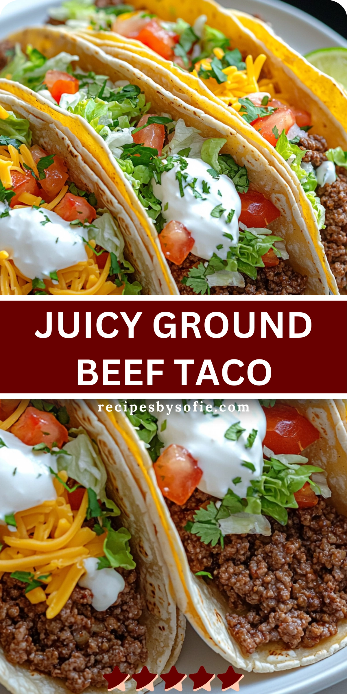 Juicy Ground Beef Taco