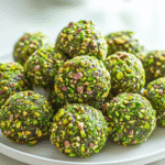 Matcha Pistachio Date Balls
