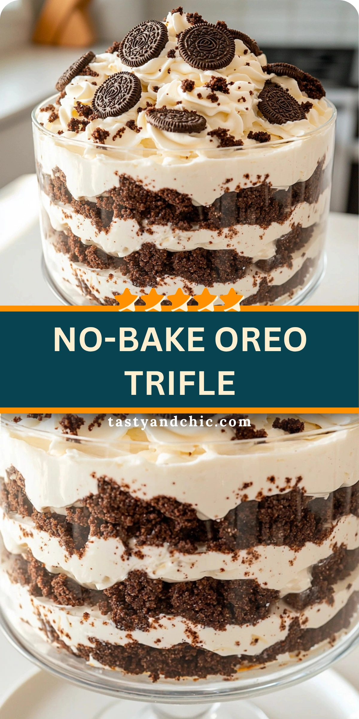 No-Bake Oreo Trifle