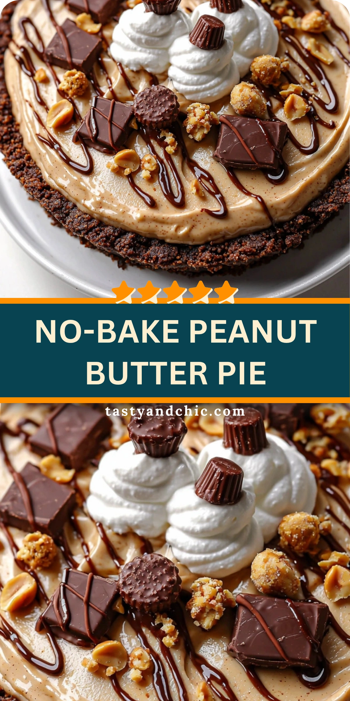No-Bake Peanut Butter Pie