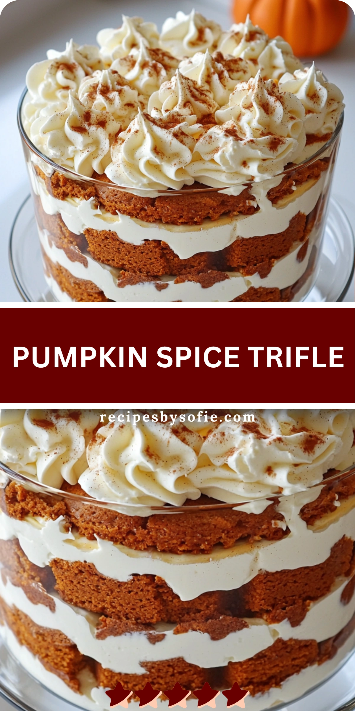 pumpkin cheesecake Trifle