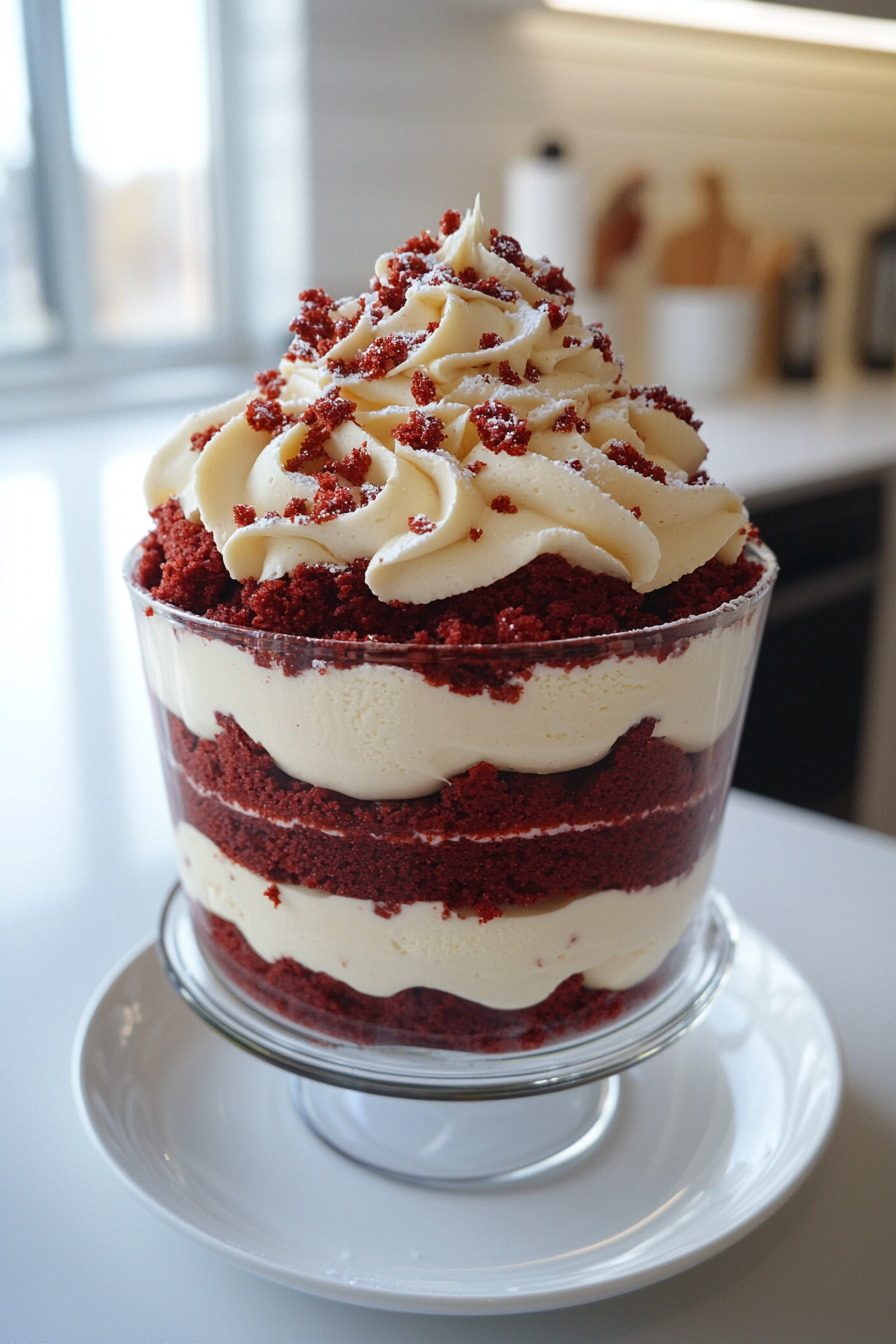Red Velvet Cheesecake Trifle
