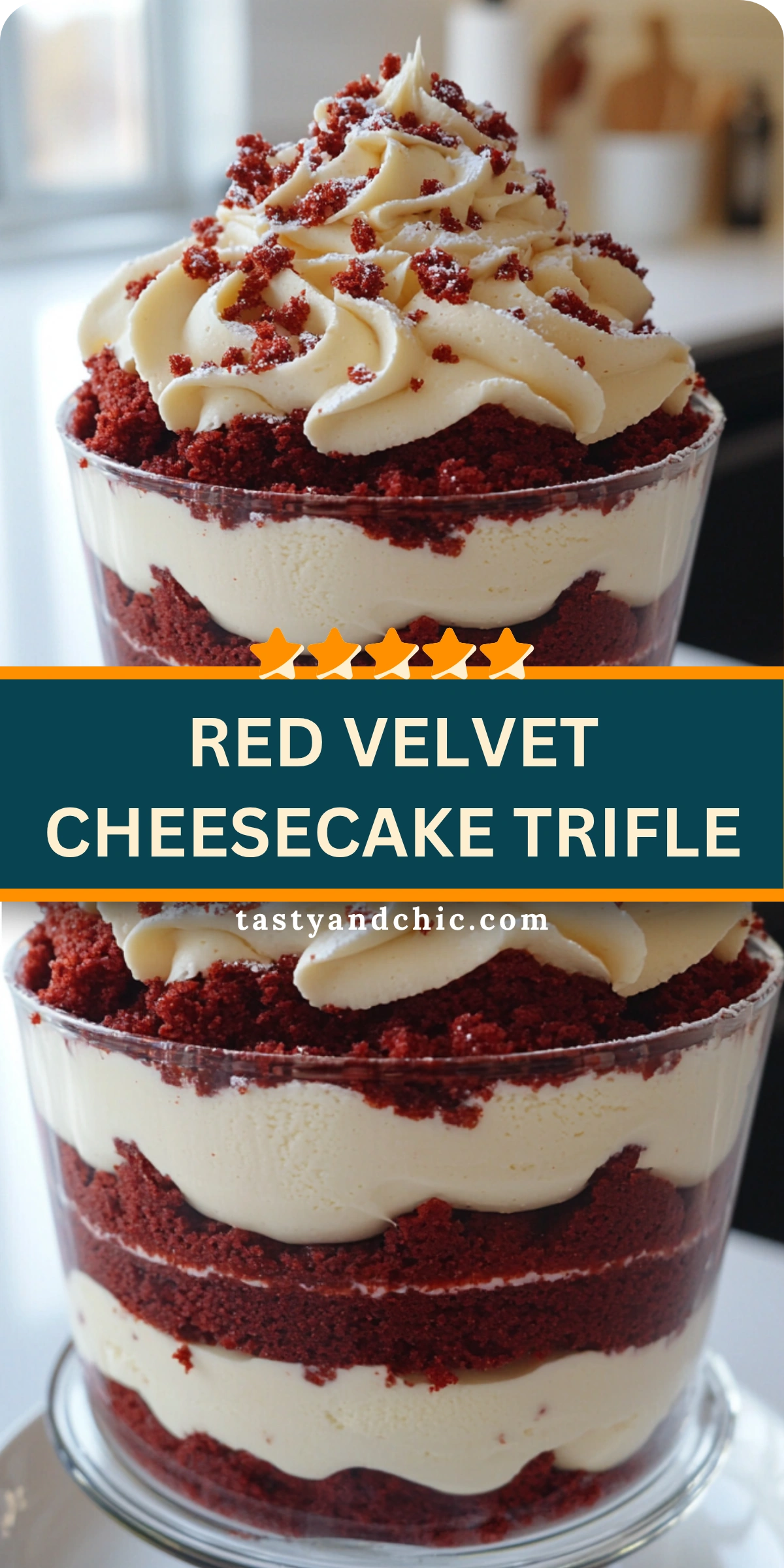 Red Velvet Cheesecake Trifle