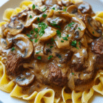 Slow Cooker Beef Stroganoff