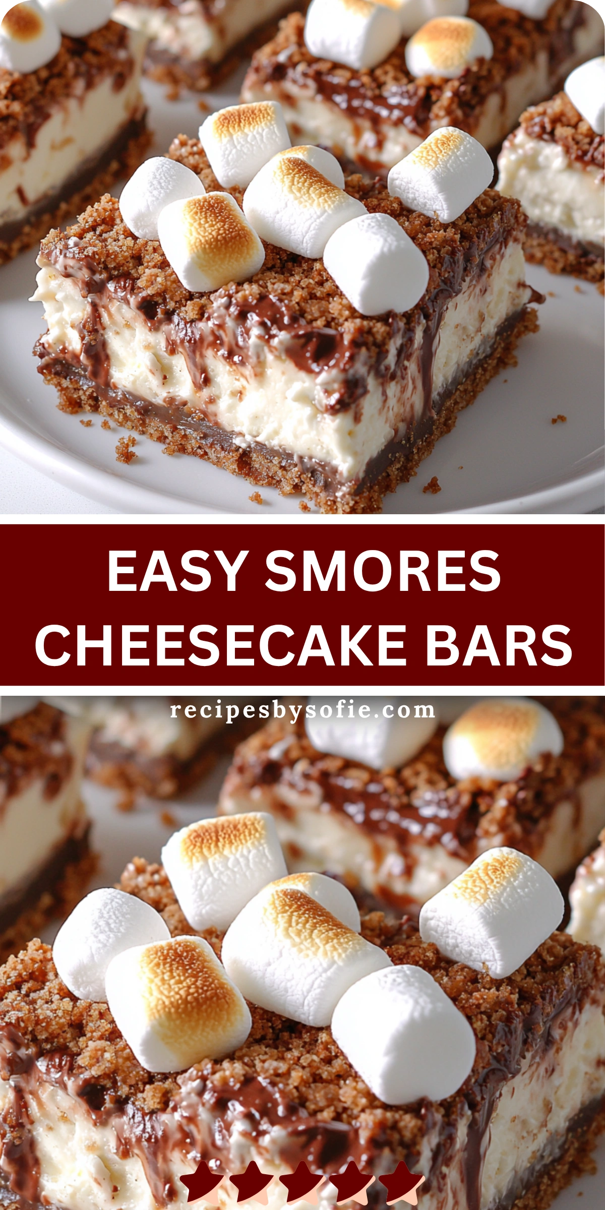 Smores Cheesecake Bars