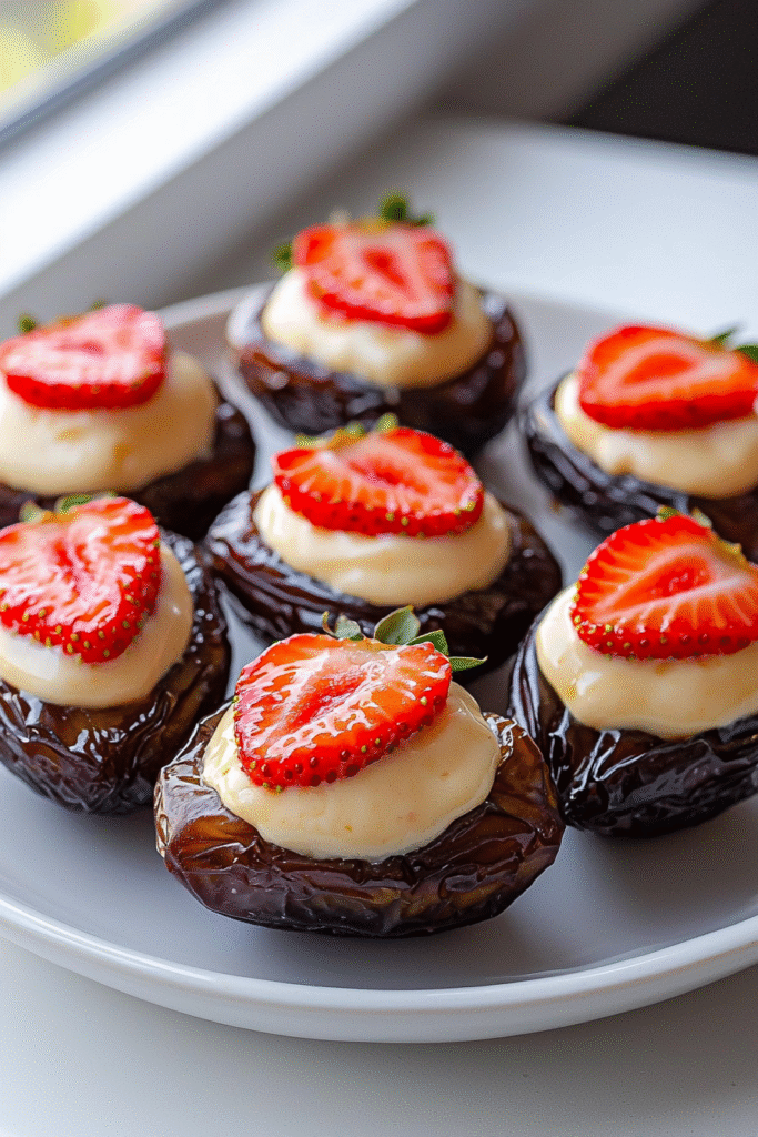 Strawberry Cheesecake Dates
