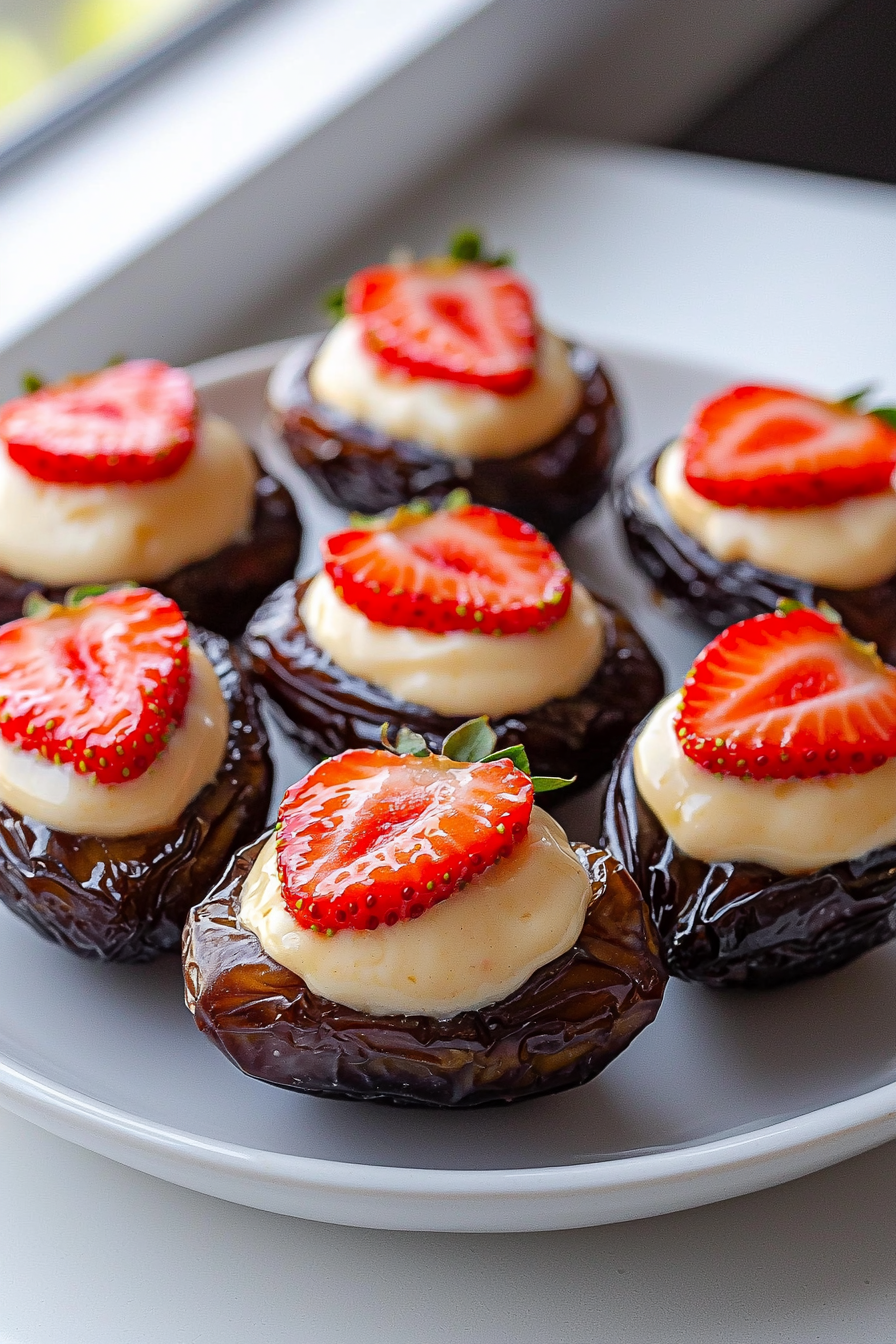 Strawberry Cheesecake Dates