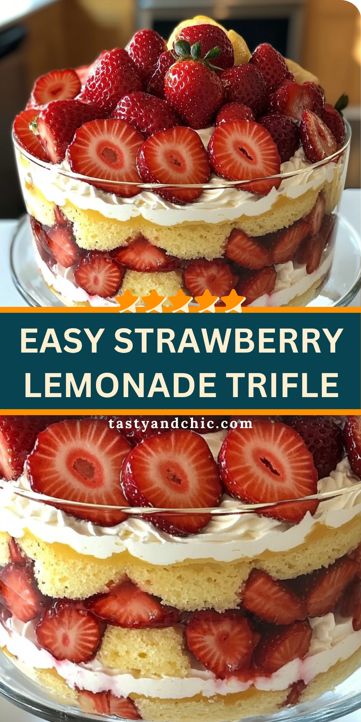 Strawberry Lemonade Trifle