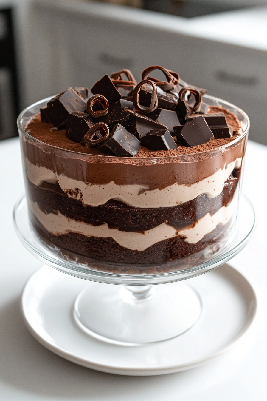 Triple Chocolate Trifle