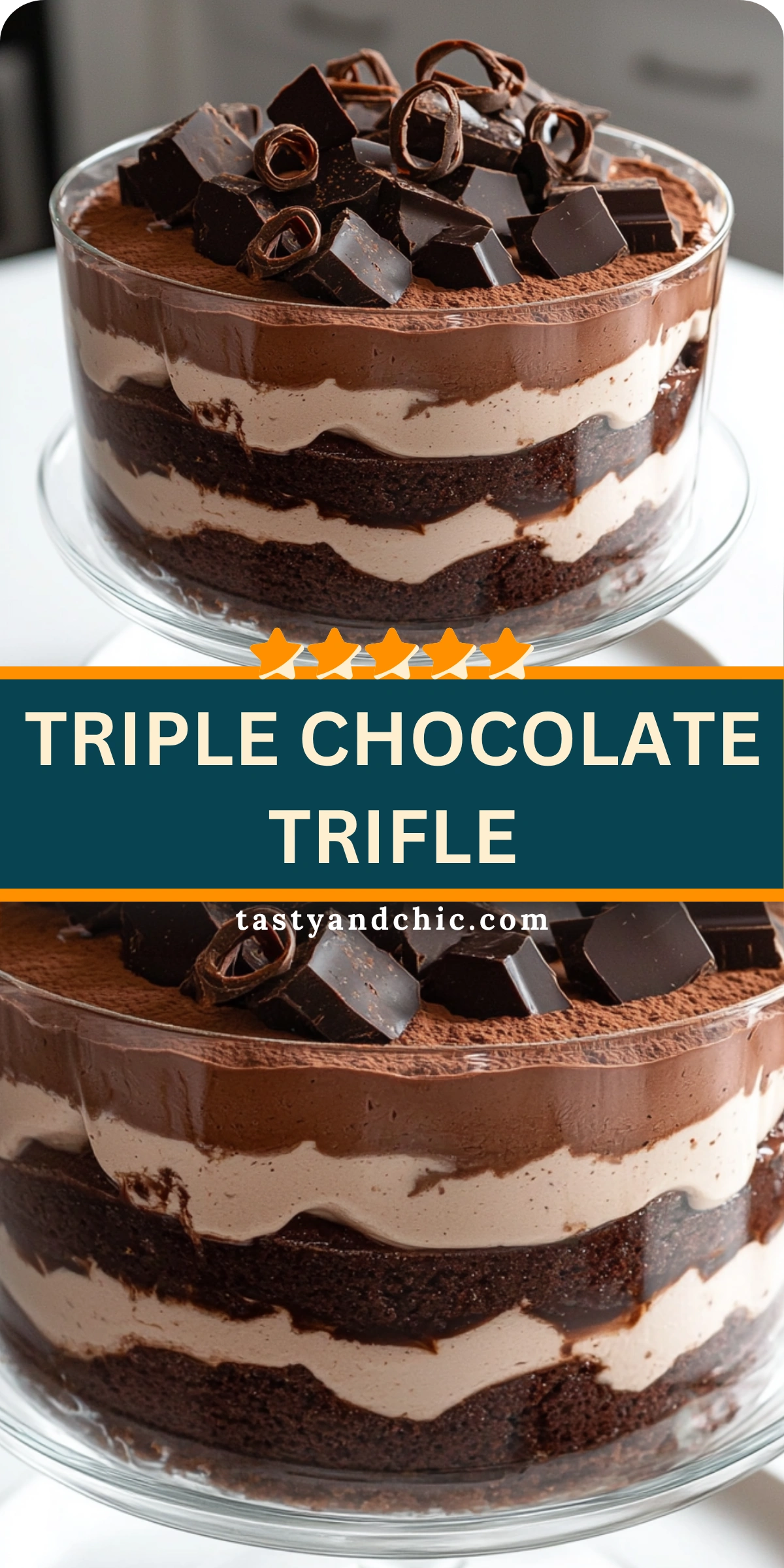 Triple Chocolate Trifle