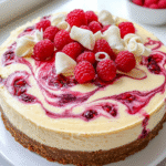 White Chocolate Raspberry Cheesecake