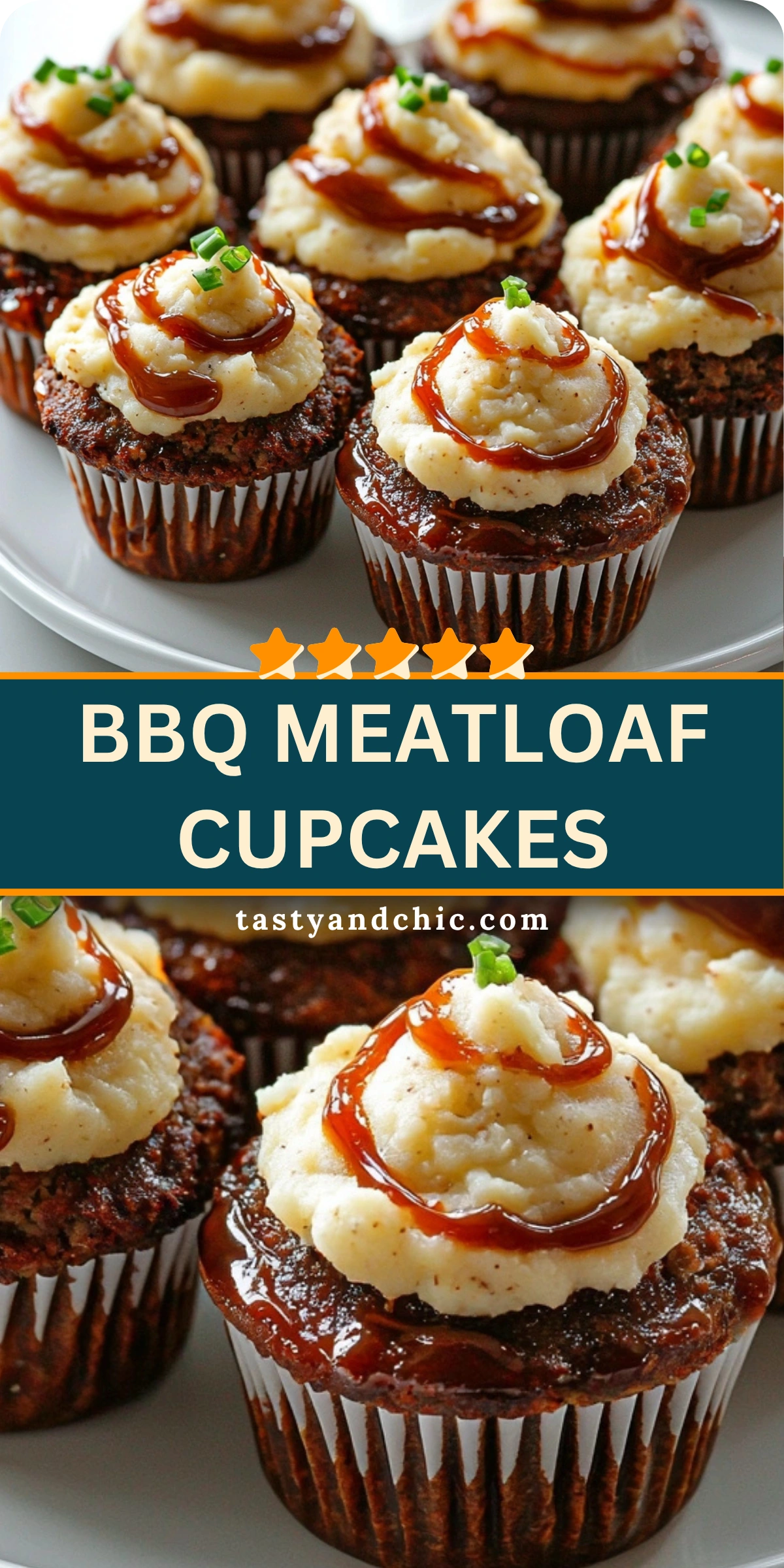 BBQ Meatloaf Cupcakes