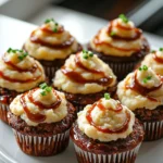 BBQ Meatloaf Cupcakes