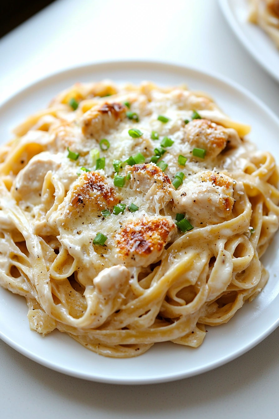 Chicken Alfredo Bake