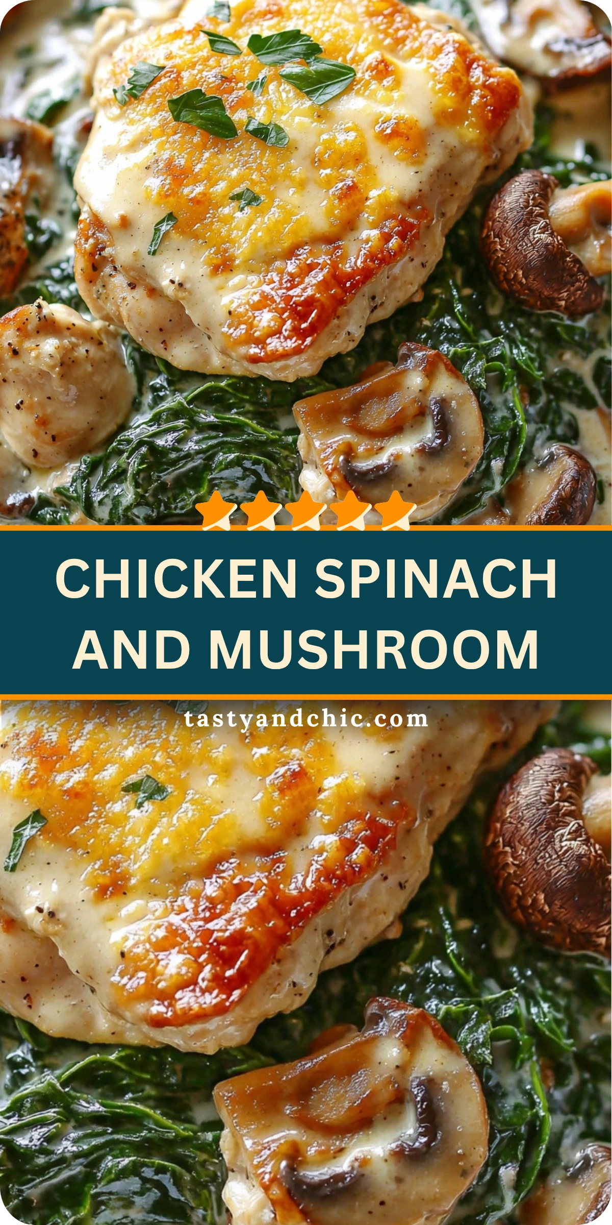 Chicken Spinach and Mushroom