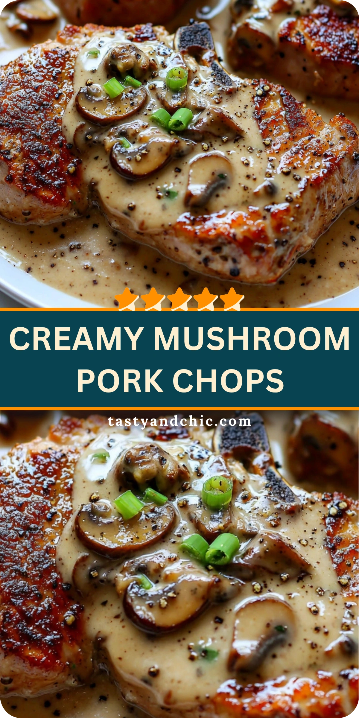 Creamy Mushroom Pork Chops