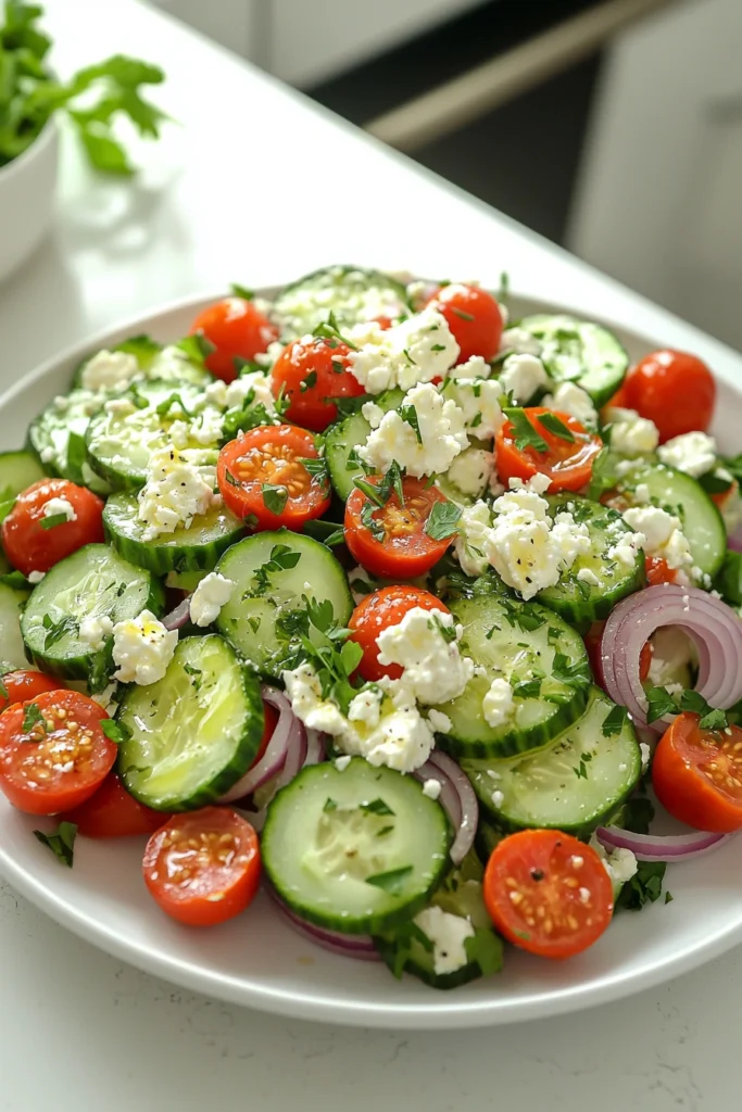 Cucumber Feta Salad