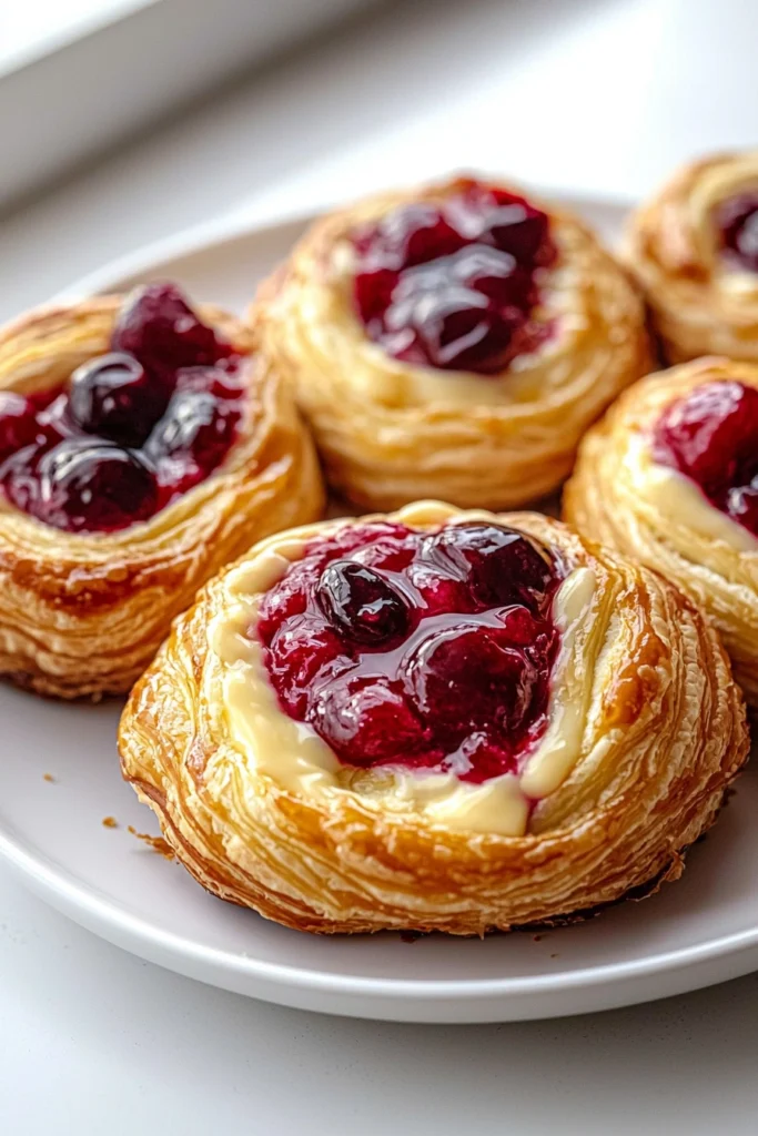 Easy Cherry Cheese Danish