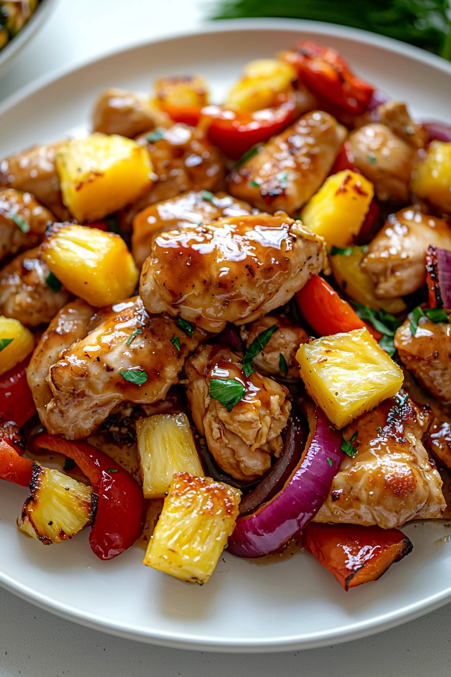 Hawaiian Chicken Sheet Pan