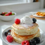 Japanese Fluffy Soufflé Pancakes