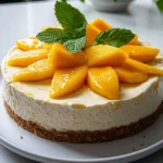 No-Bake Mango Cheesecake