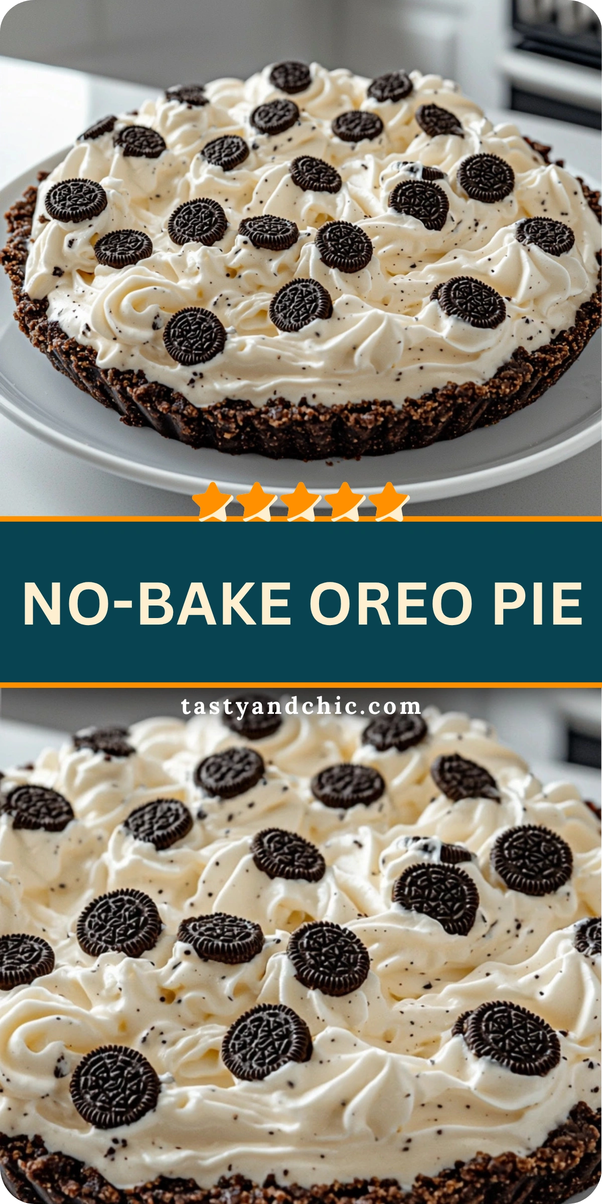 No-Bake Oreo Pie