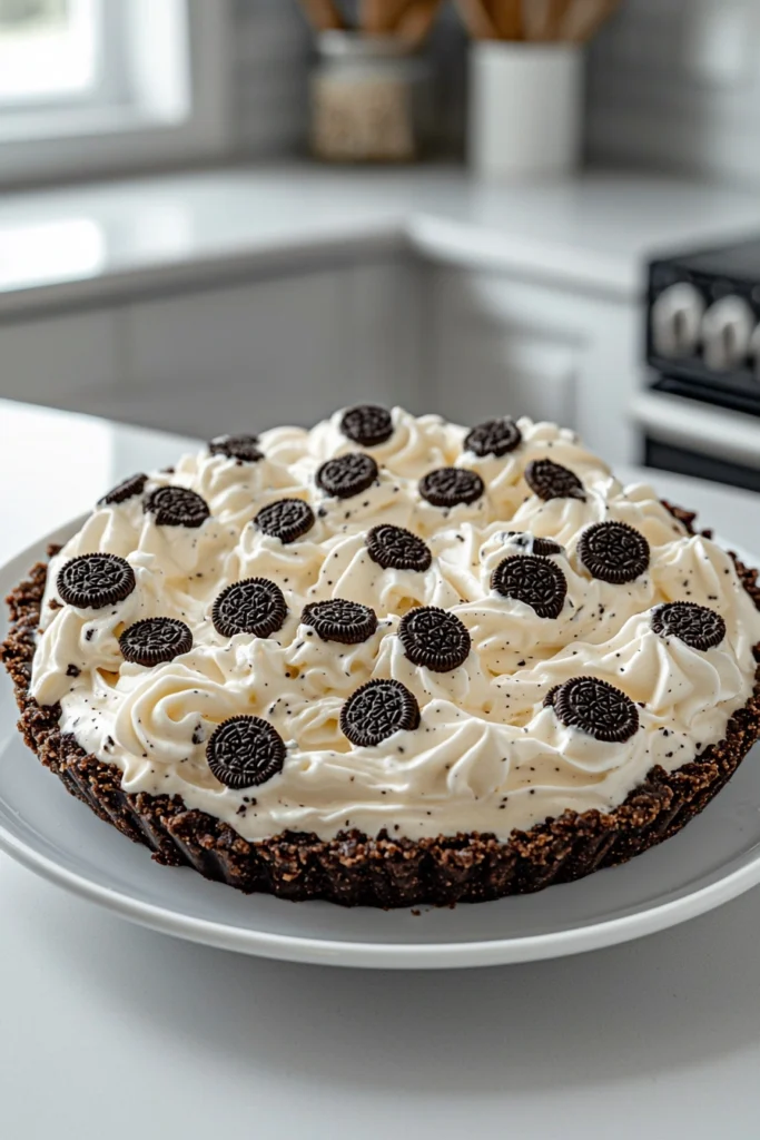 No-Bake Oreo Pie