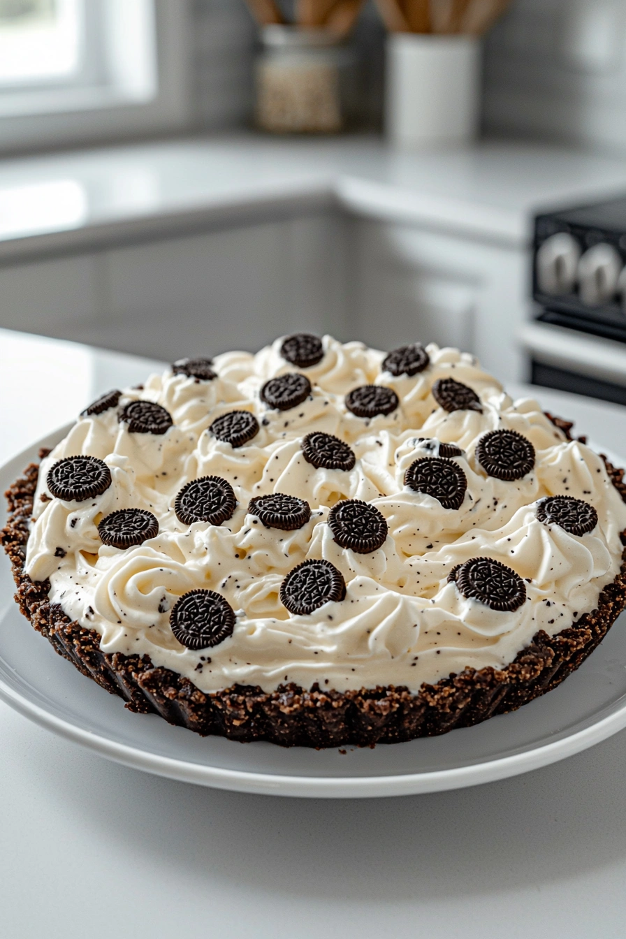 No-Bake Oreo Pie