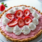 No-Bake Strawberry Cream Pie