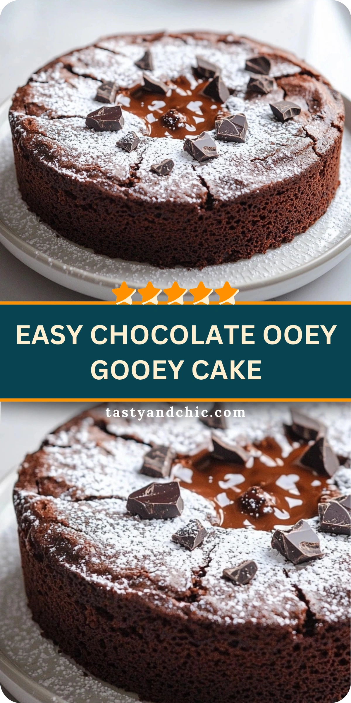 Easy Chocolate Ooey Gooey Cake