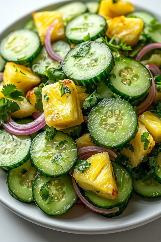 Pineapple Cucumber Salad