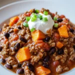 Quick Turkey Chili with Sweet Potatoes