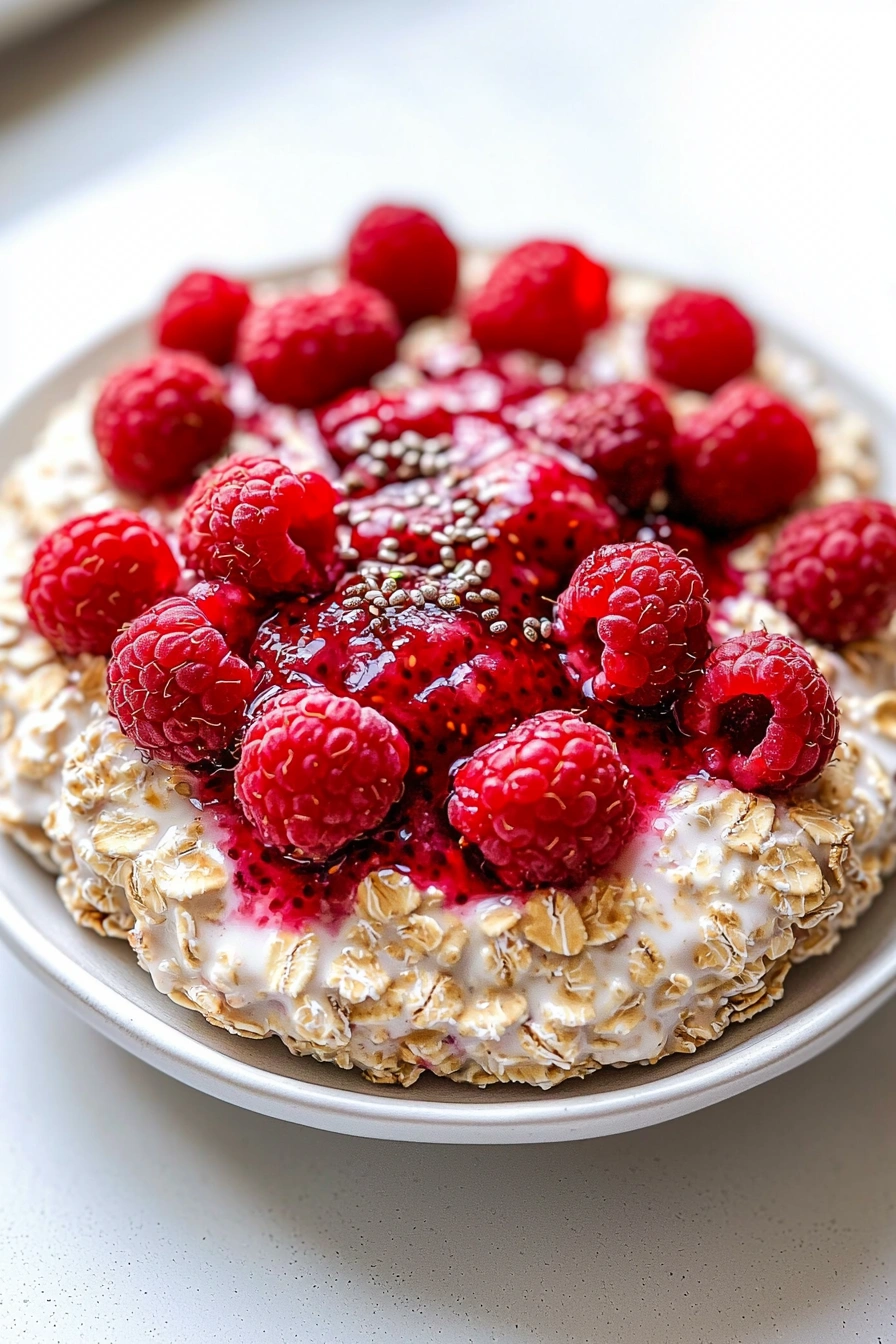Raspberry Overnight Oats