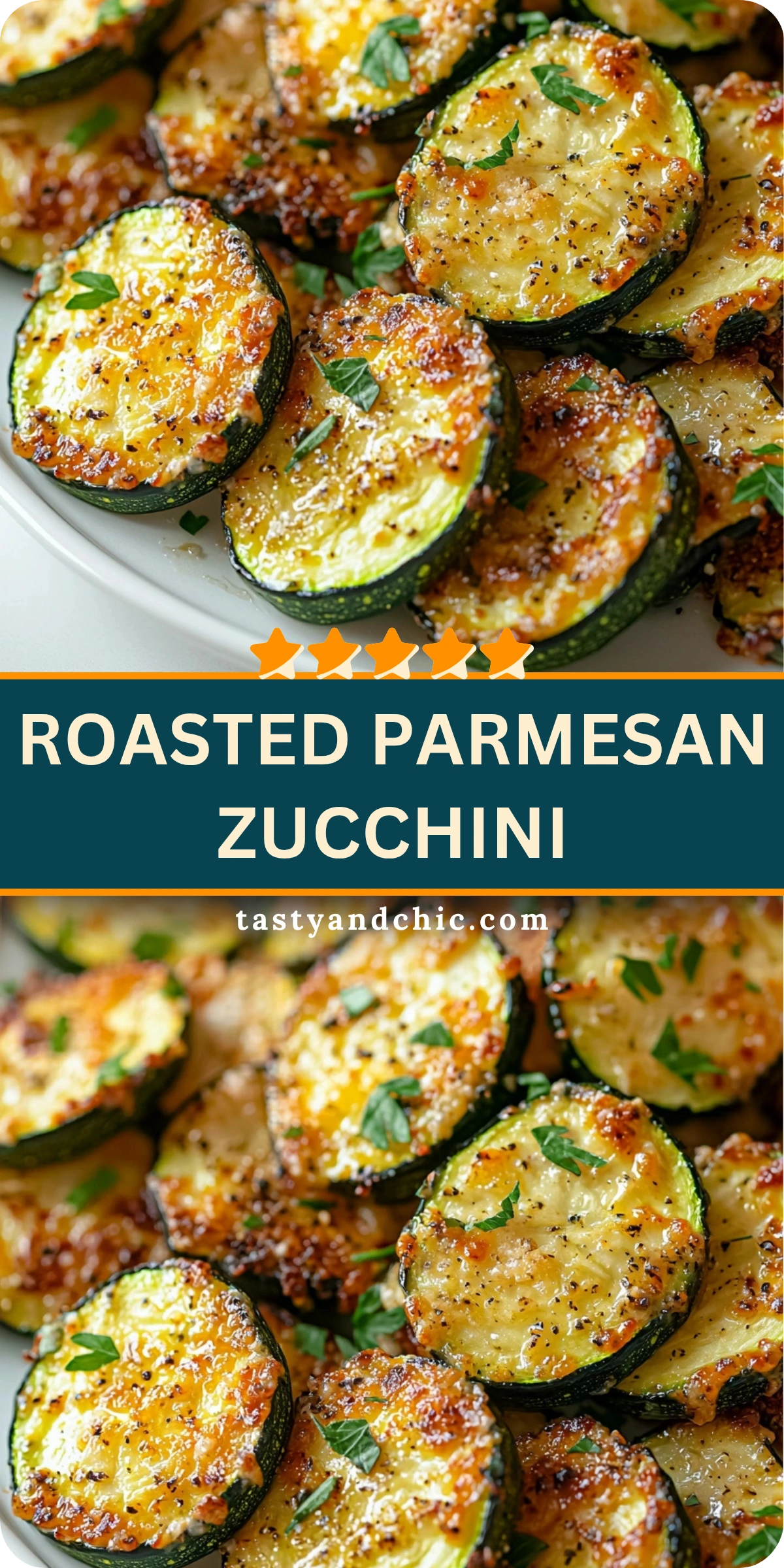 Roasted Parmesan Zucchini