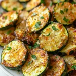 Roasted Parmesan Zucchini