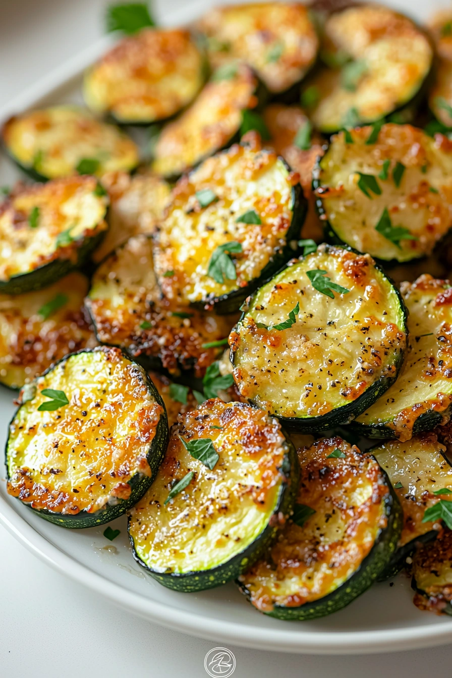Roasted Parmesan Zucchini