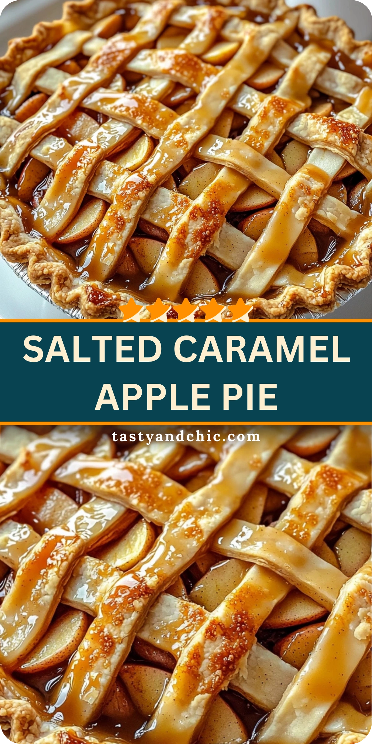Salted Caramel Apple Pie