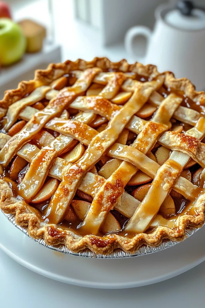 Salted Caramel Apple Pie