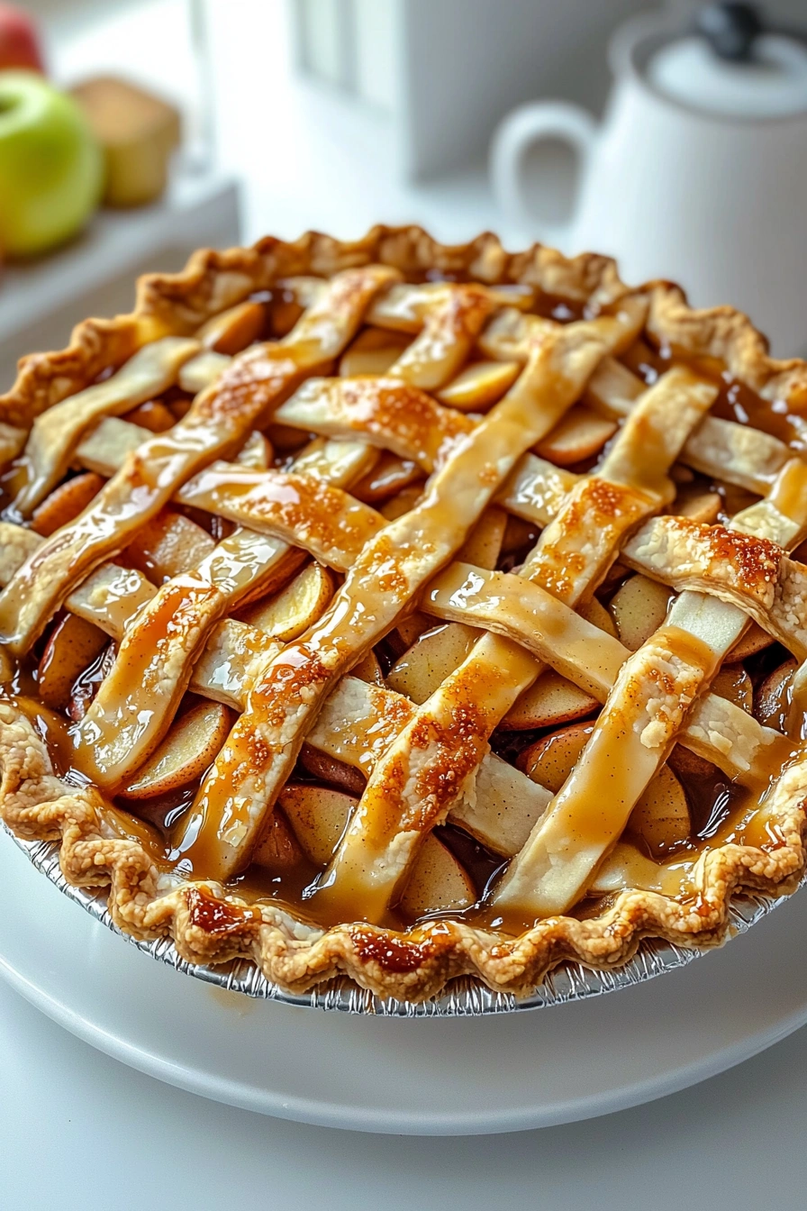 Salted Caramel Apple Pie
