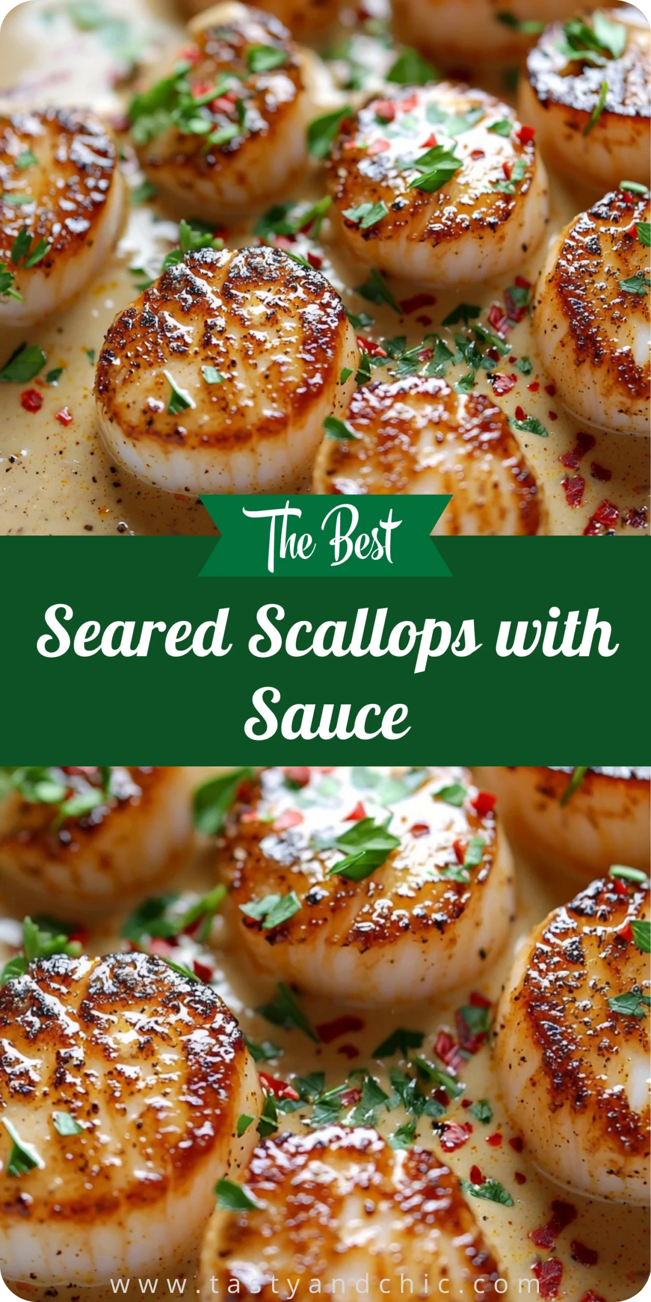 Seared Scallops with Sauce