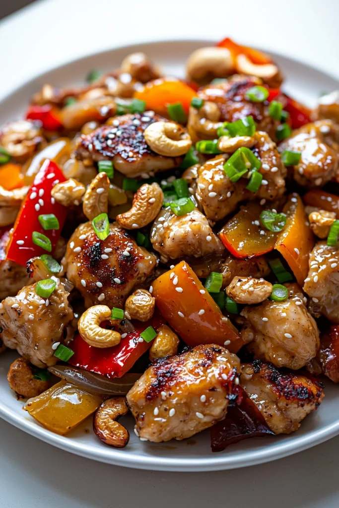 Sheet Pan Cashew Chicken