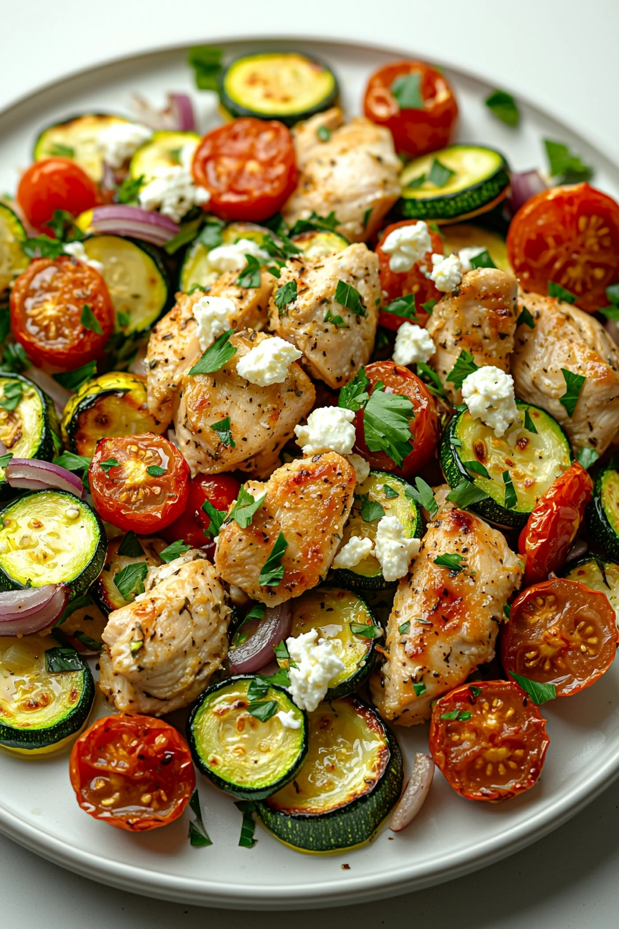 Sheet Pan Mediterranean Chicken