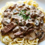Slow Cooker Beef Stroganoff