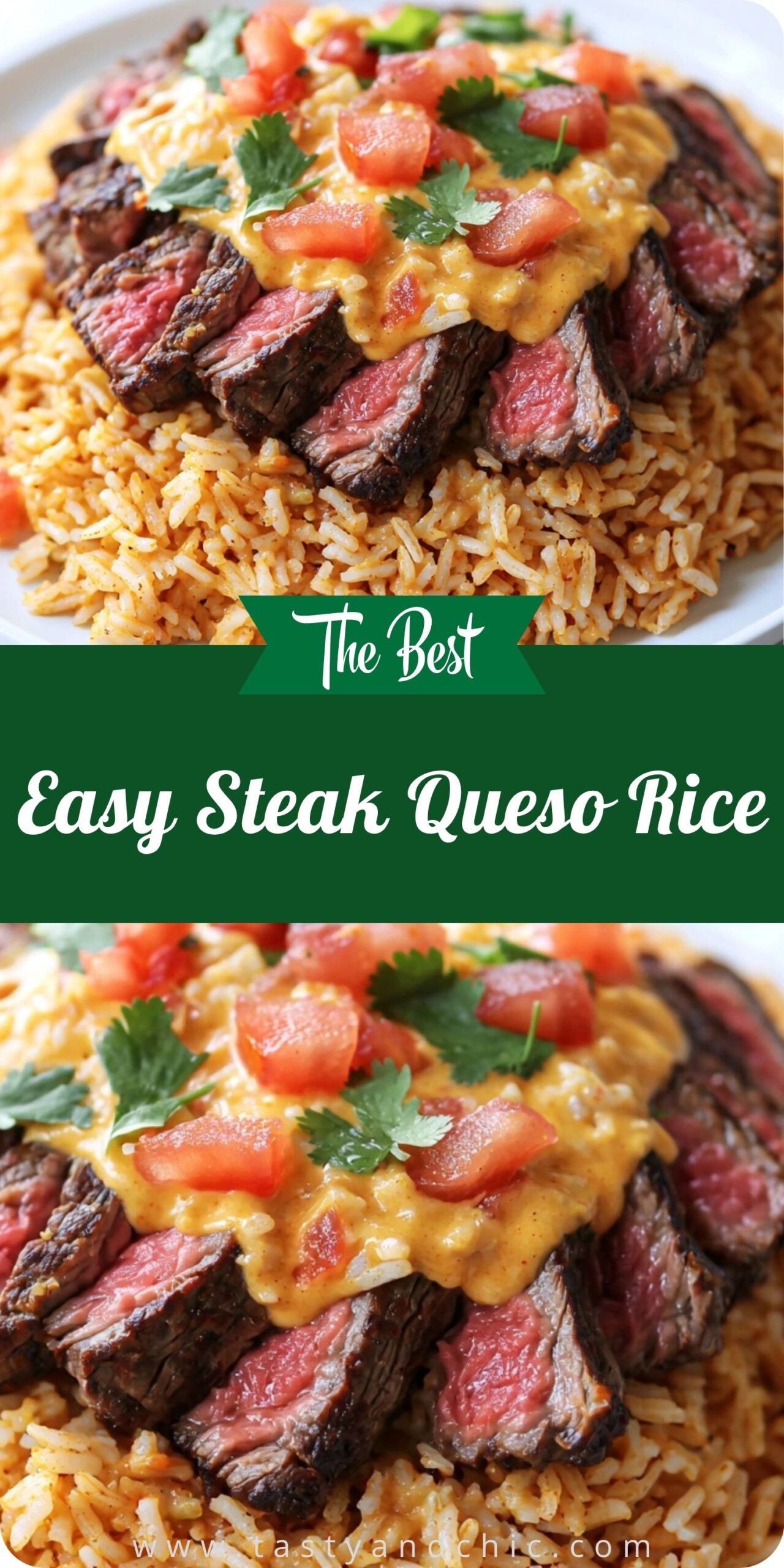 Steak Queso Rice